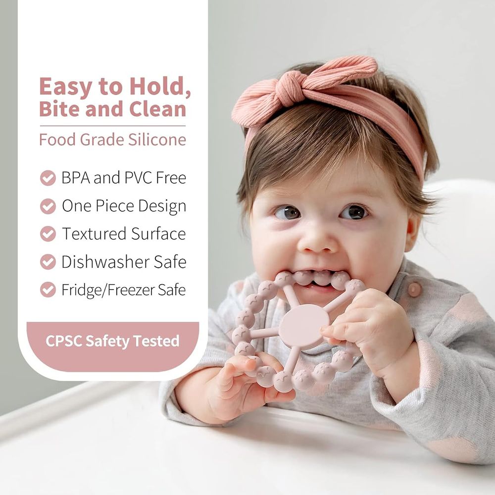 Silicone teether rings, 2-pack photo 3